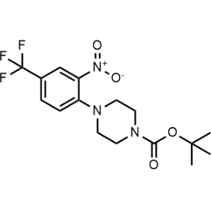 tert-Butyl 4-(2-nitro-4-(trifluoromethyl)phenyl)piperazine-1-carboxylate|CS-1356667