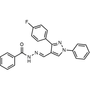 N'-((3-(4-Fluorophenyl)-1-phenyl-1H-pyrazol-4-yl)methylene)benzohydrazide|CS-1356668