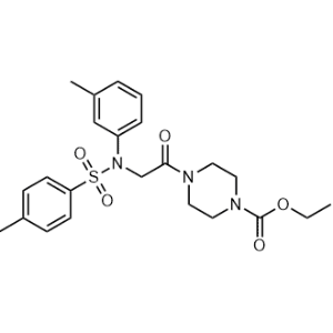 Ethyl 4-(N-(m-tolyl)-N-tosylglycyl)piperazine-1-carboxylate|CS-1356669