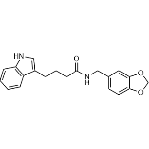 N-(Benzo[d][1,3]dioxol-5-ylmethyl)-4-(1H-indol-3-yl)butanamide|CS-1356671
