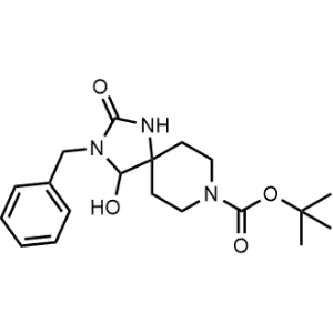 tert-Butyl 3-benzyl-4-hydroxy-2-oxo-1,3,8-triazaspiro[4.5]decane-8-carboxylate|CS-1356675