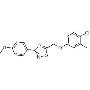 5-((4-Chloro-3-methylphenoxy)methyl)-3-(4-methoxyphenyl)-1,2,4-oxadiazole|CS-1356677