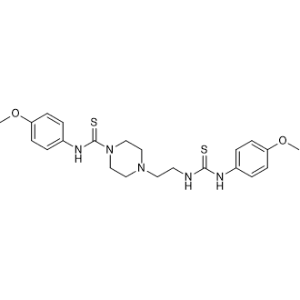 N-(4-Methoxyphenyl)-4-(2-(3-(4-methoxyphenyl)thioureido)ethyl)piperazine-1-carbothioamide|CS-1356679