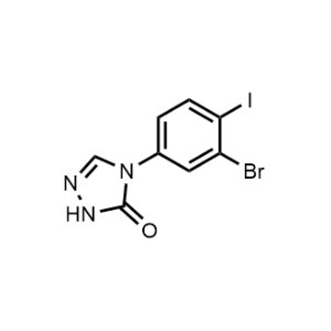 4-(3-Bromo-4-iodophenyl)-2,4-dihydro-3H-1,2,4-triazol-3-one|CS-1356709