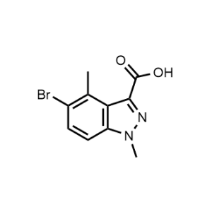 5-Bromo-1,4-dimethyl-1H-indazole-3-carboxylic acid|CS-1356712