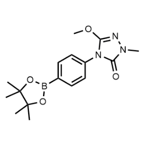 5-Methoxy-2-methyl-4-(4-(4,4,5,5-tetramethyl-1,3,2-dioxaborolan-2-yl)phenyl)-2,4-dihydro-3H-1,2,4-triazol-3-one|CS-1356714