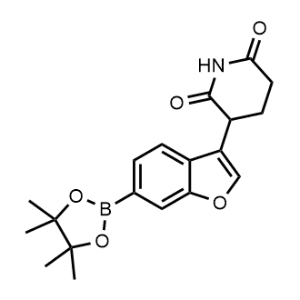 3-(6-(4,4,5,5-Tetramethyl-1,3,2-dioxaborolan-2-yl)benzofuran-3-yl)piperidine-2,6-dione|CS-1356747