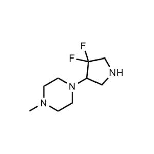 1-(4,4-Difluoropyrrolidin-3-yl)-4-methylpiperazine|CS-1356770