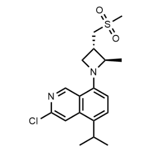 3-Chloro-5-isopropyl-8-((2R,3S)-2-methyl-3-((methylsulfonyl)methyl)azetidin-1-yl)isoquinoline|CS-1356830