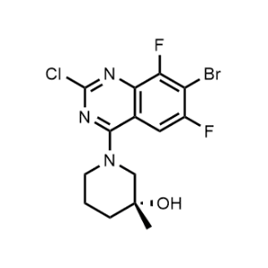 (R)-1-(7-Bromo-2-chloro-6,8-difluoroquinazolin-4-yl)-3-methylpiperidin-3-ol|CS-1356832