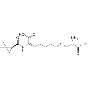 (E)-7-(((R)-2-Amino-2-carboxyethyl)thio)-2-((S)-2,2-dimethylcyclopropane-1-carboxamido)hept-2-enoic acid|CS-1356836