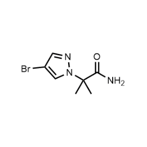 2-(4-Bromo-1H-pyrazol-1-yl)-2-methylpropanamide|CS-1356884