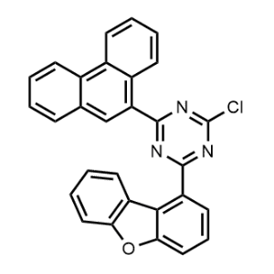 2-Chloro-4-(dibenzo[b,d]furan-1-yl)-6-(phenanthren-9-yl)-1,3,5-triazine|CS-1356928