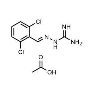 (E)-2-(2,6-Dichlorobenzylidene)hydrazine-1-carboximidamide acetate|CS-1356958