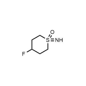 4-Fluoro-1-iminohexahydro-1λ6-thiopyran 1-oxide|CS-1356984
