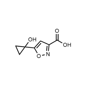 5-(1-Hydroxycyclopropyl)isoxazole-3-carboxylic acid|CS-1357006