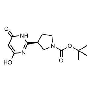 tert-Butyl (S)-3-(4-hydroxy-6-oxo-1,6-dihydropyrimidin-2-yl)pyrrolidine-1-carboxylate|CS-1357012