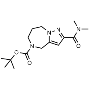 tert-Butyl 2-(dimethylcarbamoyl)-7,8-dihydro-4H-pyrazolo[1,5-a][1,4]diazepine-5(6H)-carboxylate|CS-1357050