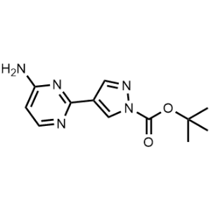 tert-Butyl 4-(4-aminopyrimidin-2-yl)-1H-pyrazole-1-carboxylate|CS-1357058