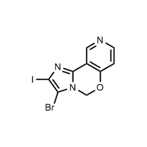 3-Bromo-2-iodo-5H-imidazo[1,2-c]pyrido[3,4-e][1,3]oxazine|CS-1357141