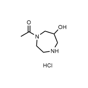 1-(6-Hydroxy-1,4-diazepan-1-yl)ethan-1-one hydrochloride|CS-1357186
