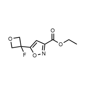 Ethyl 5-(3-fluorooxetan-3-yl)isoxazole-3-carboxylate|CS-1357195