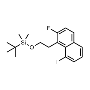 tert-Butyl(2-(2-fluoro-8-iodonaphthalen-1-yl)ethoxy)dimethylsilane|CS-1357220