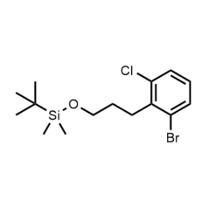(3-(2-Bromo-6-chlorophenyl)propoxy)(tert-butyl)dimethylsilane|CS-1357222