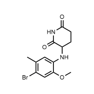 3-((4-Bromo-2-methoxy-5-methylphenyl)amino)piperidine-2,6-dione|CS-1357230