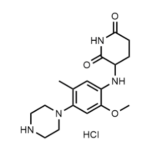 3-((2-Methoxy-5-methyl-4-(piperazin-1-yl)phenyl)amino)piperidine-2,6-dione hydrochloride|CS-1357231
