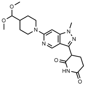 3-(6-(4-(Dimethoxymethyl)piperidin-1-yl)-1-methyl-1H-pyrazolo[4,3-c]pyridin-3-yl)piperidine-2,6-dione|CS-1357250