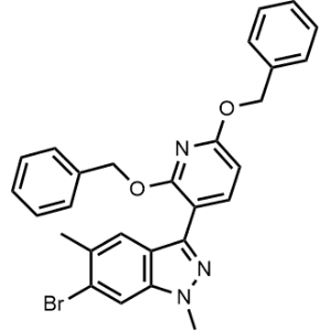 3-(2,6-Bis(benzyloxy)pyridin-3-yl)-6-bromo-1,5-dimethyl-1H-indazole|CS-1357253