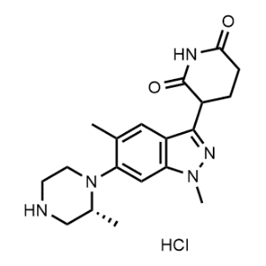 3-(1,5-Dimethyl-6-((R)-2-methylpiperazin-1-yl)-1H-indazol-3-yl)piperidine-2,6-dione hydrochloride|CS-1357258