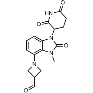 1-(1-(2,6-Dioxopiperidin-3-yl)-3-methyl-2-oxo-2,3-dihydro-1H-benzo[d]imidazol-4-yl)azetidine-3-carbaldehyde|CS-1357261