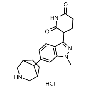 3-(6-(3-Azabicyclo[3.2.1]octan-8-yl)-1-methyl-1H-indazol-3-yl)piperidine-2,6-dione hydrochloride|CS-1357264