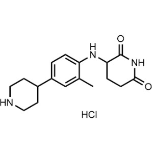 3-((2-Methyl-4-(piperidin-4-yl)phenyl)amino)piperidine-2,6-dione hydrochloride|CS-1357272