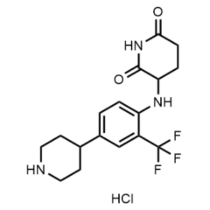 3-((4-(Piperidin-4-yl)-2-(trifluoromethyl)phenyl)amino)piperidine-2,6-dione hydrochloride|CS-1357273