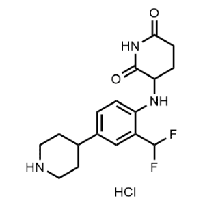 3-((2-(Difluoromethyl)-4-(piperidin-4-yl)phenyl)amino)piperidine-2,6-dione hydrochloride|CS-1357275