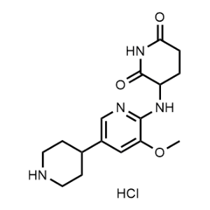 3-((3-Methoxy-5-(piperidin-4-yl)pyridin-2-yl)amino)piperidine-2,6-dione hydrochloride|CS-1357278