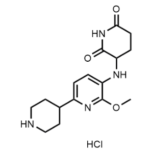 3-((2-Methoxy-6-(piperidin-4-yl)pyridin-3-yl)amino)piperidine-2,6-dione hydrochloride|CS-1357279