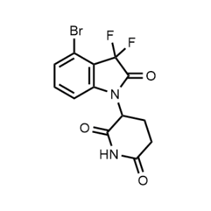 3-(4-Bromo-3,3-difluoro-2-oxoindolin-1-yl)piperidine-2,6-dione|CS-1357280
