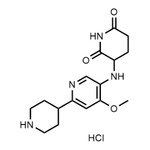 3-((4-Methoxy-6-(piperidin-4-yl)pyridin-3-yl)amino)piperidine-2,6-dione hydrochloride|CS-1357281