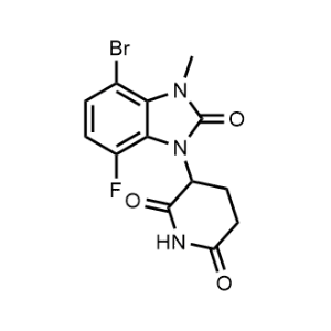 3-(4-Bromo-7-fluoro-3-methyl-2-oxo-2,3-dihydro-1H-benzo[d]imidazol-1-yl)piperidine-2,6-dione|CS-1357284