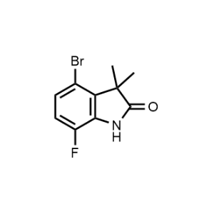 4-Bromo-7-fluoro-3,3-dimethylindolin-2-one|CS-1357288