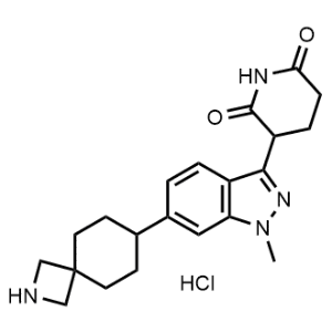 3-(1-Methyl-6-(2-azaspiro[3.5]nonan-7-yl)-1H-indazol-3-yl)piperidine-2,6-dione hydrochloride|CS-1357294