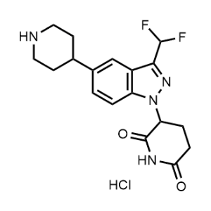 3-(3-(Difluoromethyl)-5-(piperidin-4-yl)-1H-indazol-1-yl)piperidine-2,6-dione hydrochloride|CS-1357296