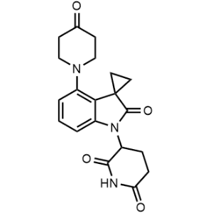3-(2'-Oxo-4'-(4-oxopiperidin-1-yl)spiro[cyclopropane-1,3'-indolin]-1'-yl)piperidine-2,6-dione|CS-1357298