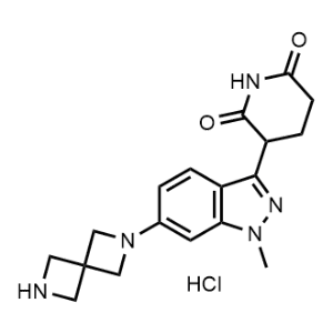 3-(1-Methyl-6-(2,6-diazaspiro[3.3]heptan-2-yl)-1H-indazol-3-yl)piperidine-2,6-dione hydrochloride|CS-1357324