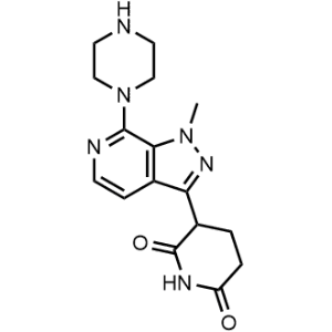 3-(1-Methyl-7-(piperazin-1-yl)-1H-pyrazolo[3,4-c]pyridin-3-yl)piperidine-2,6-dione|CS-1357341