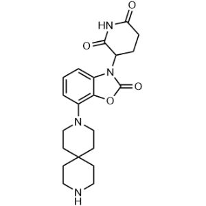3-(2-Oxo-7-(3,9-diazaspiro[5.5]undecan-3-yl)benzo[d]oxazol-3(2H)-yl)piperidine-2,6-dione|CS-1357344